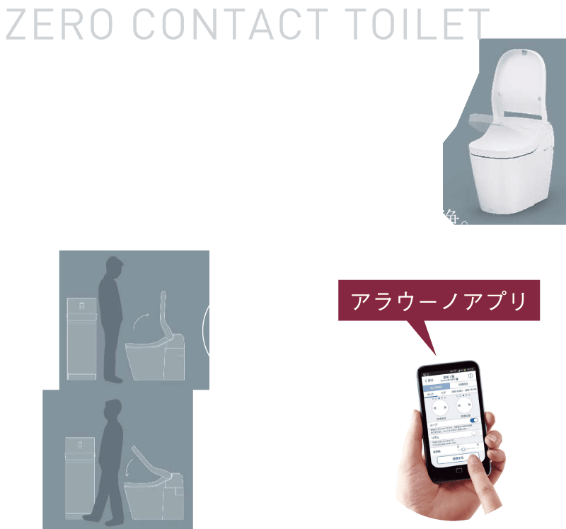 ZERO CONTACT TOILET